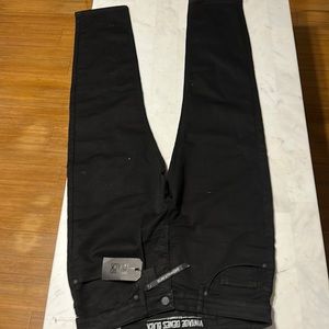 Brand new men’s black straight jeans